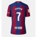 Günstige Barcelona Ferran Torres #7 Heim Fussballtrikot Damen 2023-24 Kurzarm